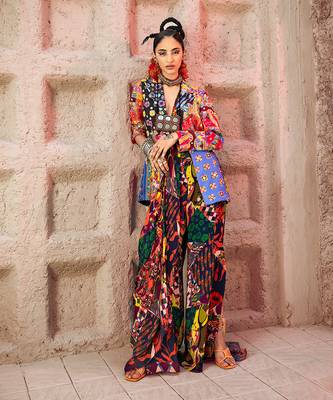 Multicolor Blazer Set 1