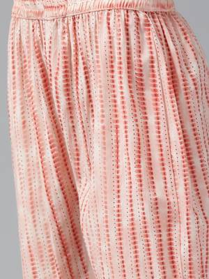 Pink printed cotton ethnic-kurtis 5