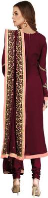 Fashion Kreza Women's Georgette Embroidery Work Salwar Suit with Dupatta 2