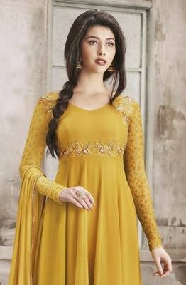 Fashion Kreza Women's Georgette Embroidered Salwar Suit with Dupatta 2