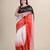 RED & WHITE Cotton Silk Hand Woven  Jamdani Handloom Linen   Saree