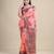 PEACH & MULTI  HANDLOOM  Hand Woven Tant Jamdani Saree
