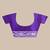 PURPLE & WHITE  GUJRATI KATHA STITCH Hand Woven Tant  Handloom  Saree.