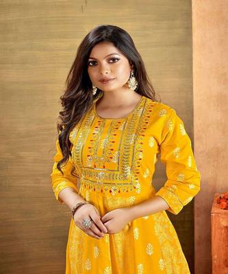 Jaipuri Print Festival Look Pure Rayon Kurtis 2