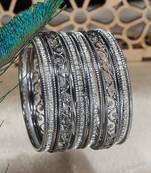 Black bangles-and-bracelets