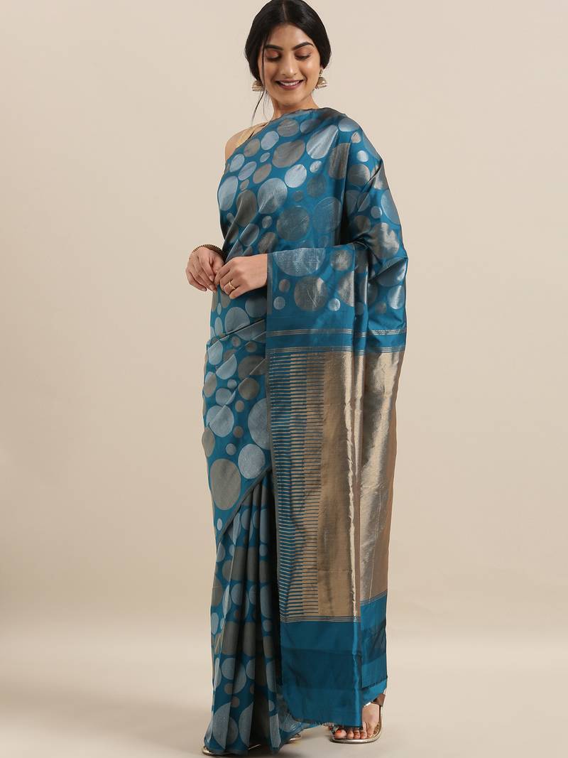 CLASSICATE from the house of The Chennai Silks Polycotton Saree With Running Blouse
