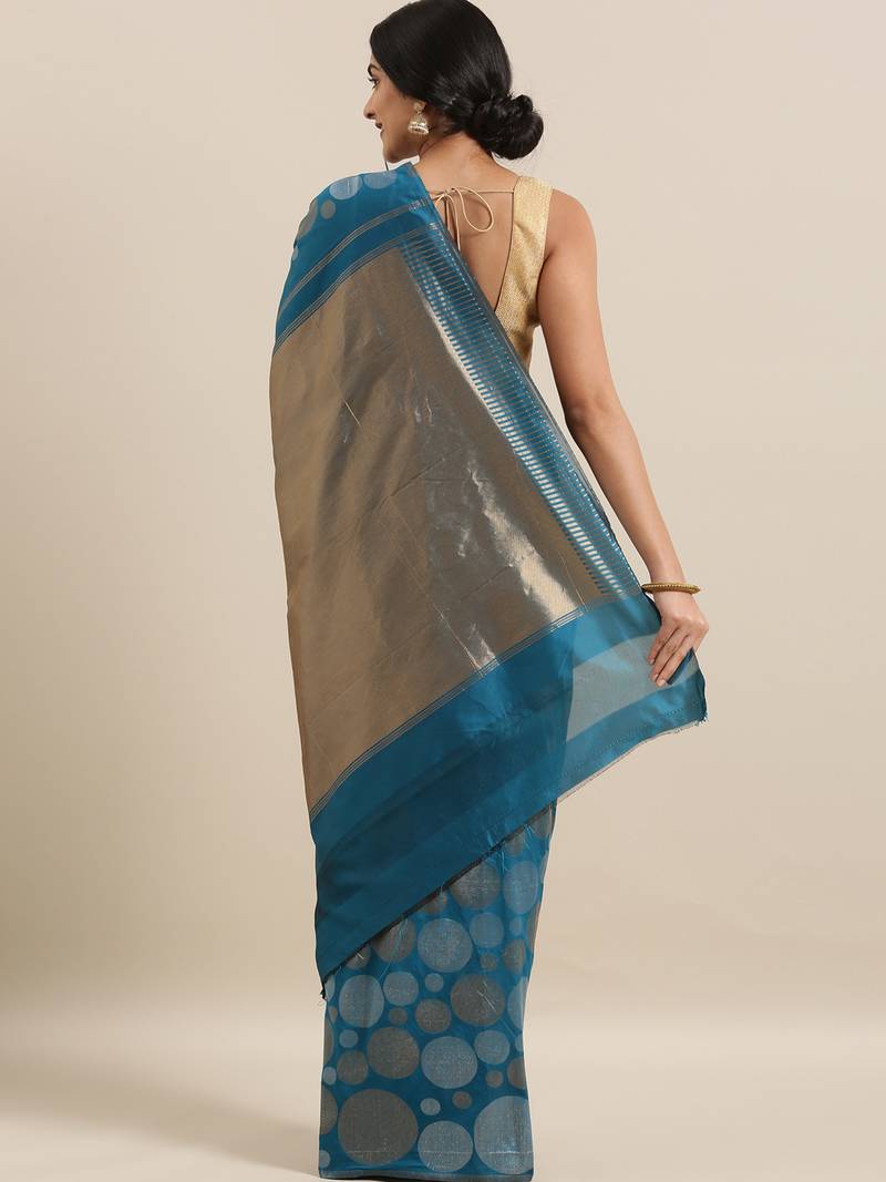 CLASSICATE from the house of The Chennai Silks Polycotton Saree With Running Blouse