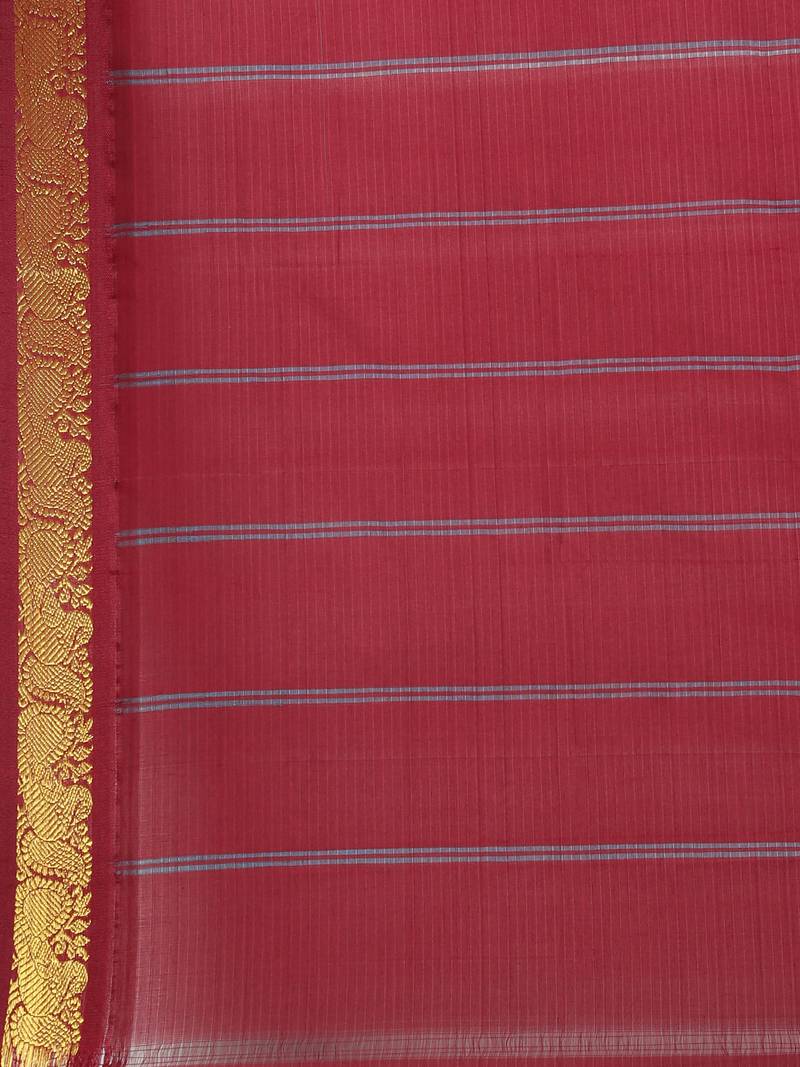 CLASSICATE from the house of The Chennai Silks Blue Gadwal Saree With Running Blouse