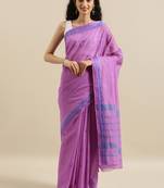 CLASSICATE from the house of The Chennai Silks  Lavender South Cotton Saree With Running Blouse
