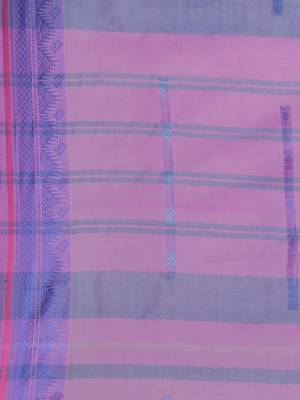 CLASSICATE from the house of The Chennai Silks  Lavender South Cotton Saree With Running Blouse 5