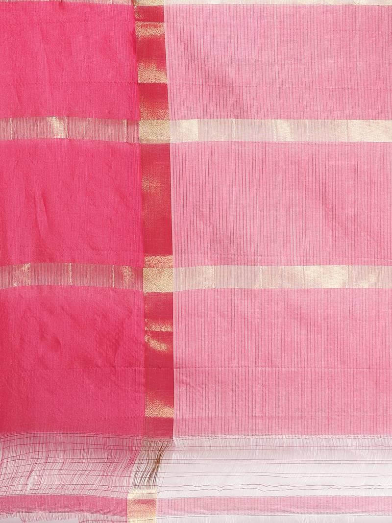 CLASSICATE from the house of The Chennai Silks Beige Silk Cotton Saree With Running Blouse