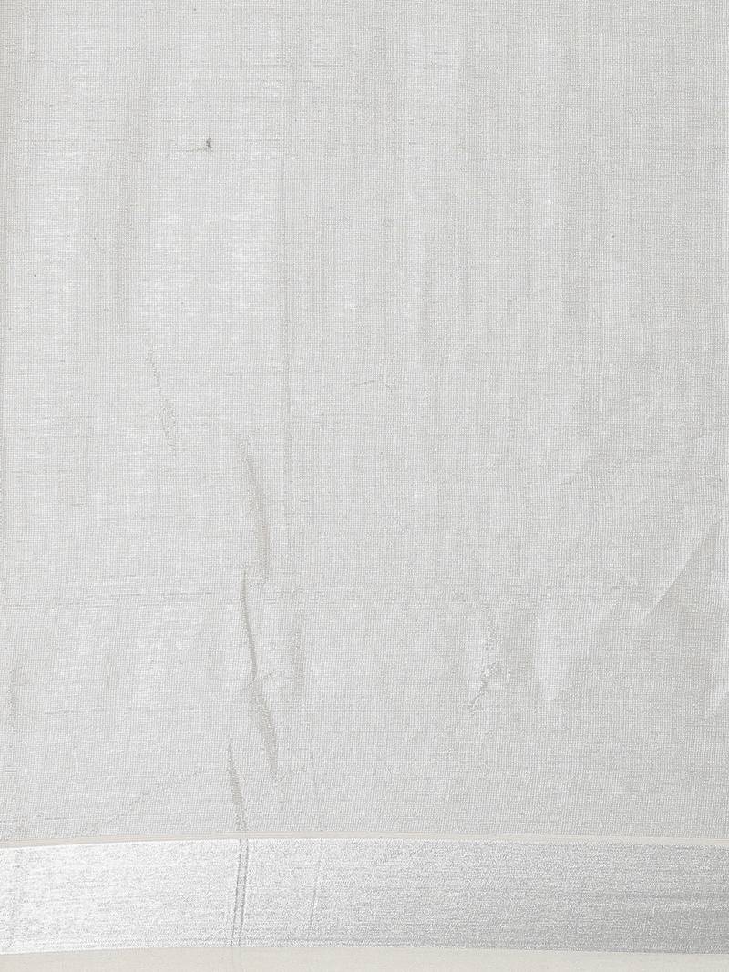 CLASSICATE from the house of The Chennai Silks Off-White Kerala Kasavu Saree With Running  Blouse