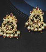 Gold ruby   south-indian-jewellery