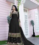 Fashion Kreza WOmen's Heavy Embroidered Work Sharara Suit with Dupatta