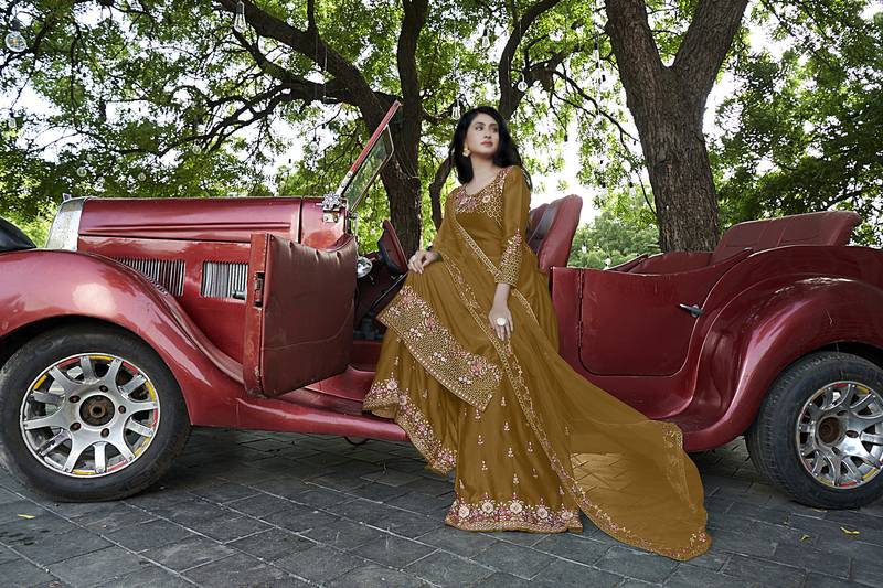 Fashion Kreza Women's Heavy Embroidered Work Sharara Suit with Dupatta