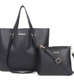 Black Tote Bag with Sling
