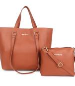 Tan Tote Bag with Sling