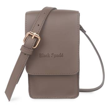 Light Brown Mobile Crossbody Sling Bag 1