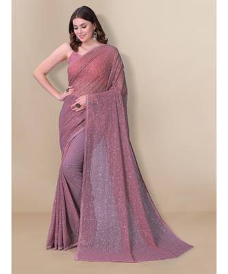 Pink Partywear Saree for Women 2