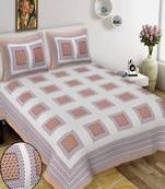 King Size Cotton Bedsheet with 2 Pillow Cover