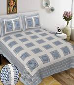 King Size Cotton Bedsheet with 2 Pillow Cover