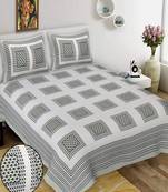 King Size Cotton Bedsheet with 2 Pillow Cover