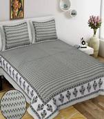 King Size Cotton Bedsheet with 2 Pillow Cover