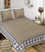 King Size Cotton Bedsheet with 2 Pillow Cover
