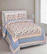 King Size Cotton Bedsheet with 2 Pillow Cover