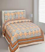 King Size Cotton Bedsheet with 2 Pillow Cover
