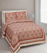 King Size Cotton Bedsheet with 2 Pillow Cover