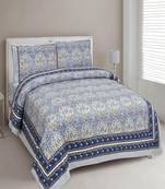King Size Cotton Bedsheet with 2 Pillow Cover