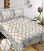 King Size Cotton Bedsheet with 2 Pillow Cover