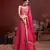 pink zari and sequins embroidered silk lehenga with mirror work choli