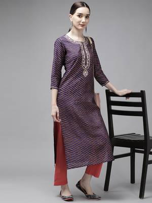 Blue printed silk kurtas-and-kurtis 5