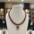 Brown pearl necklaces