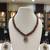 Brown pearl necklaces
