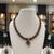 Brown pearl necklaces