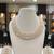 White pearl necklaces