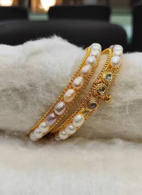 Multicolor pearl bangles-and-bracelets 1