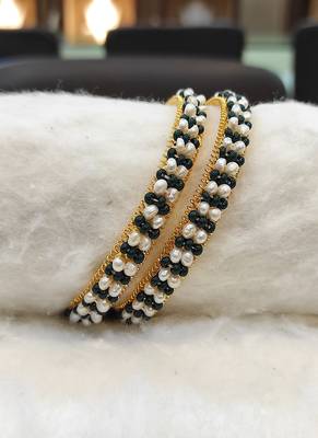 Green pearl bangles-and-bracelets 1