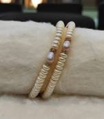 Pink pearl bangles-and-bracelets
