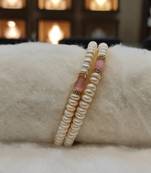 Pink pearl bangles-and-bracelets