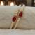 Red pearl bangles-and-bracelets