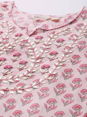 Pink gotta patti cotton salwar 2