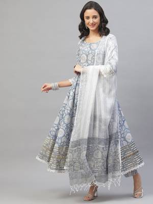 Blue gotta patti cotton salwar 1