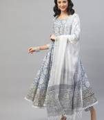 Blue gotta patti cotton salwar