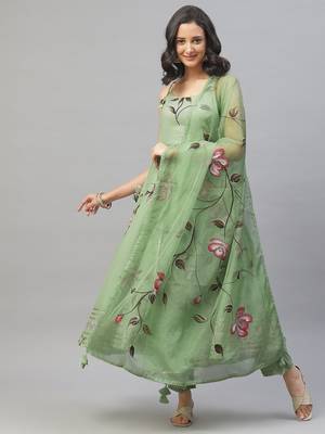 Green gotta patti cotton salwar 1