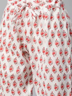 White zari cotton salwar 3