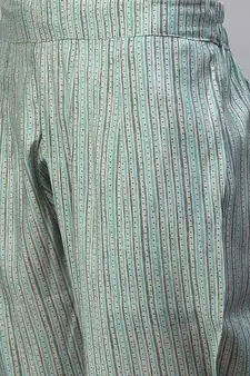 Blue zardosi rayon salwar